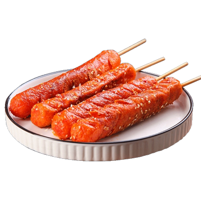 现货现发！50根夫宇送蘸料送竹签