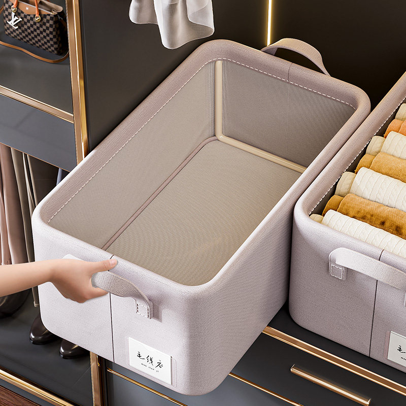 云柔棉衣服收纳箱家用放衣物裤子衣柜分层收纳神器棉袄毛衣收纳筐,收纳整理,收纳筐,淘宝优惠券,粉丝福利购,淘宝优惠卷