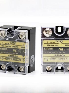LIRRD利尔德LRSSR-DA 10A40A50A直流控制交流SSR-40DA固态继电器