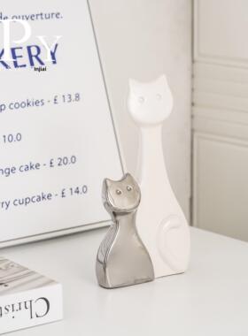 采购产品电视柜装饰品，高端客厅摊位，无障碍豪华创意猫，现代软