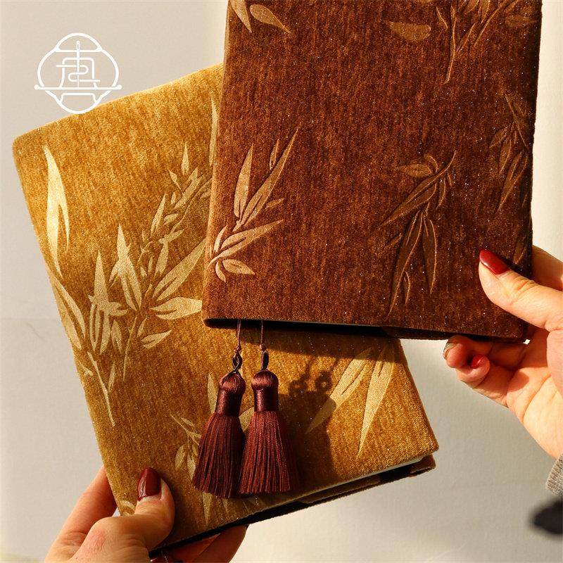 真我 灵光古竹 覆古绒国风新中式手帐本布书衣A5A6日记送走心礼物,文具电教/文化用品/商务用品,手帐/日程本/计划本,淘宝优惠券,粉丝福利购,淘宝优惠卷