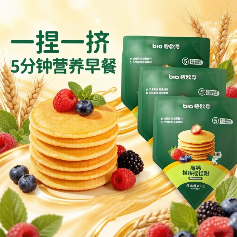 碧欧奇米糕粉松饼捏捏粉华夫饼粉