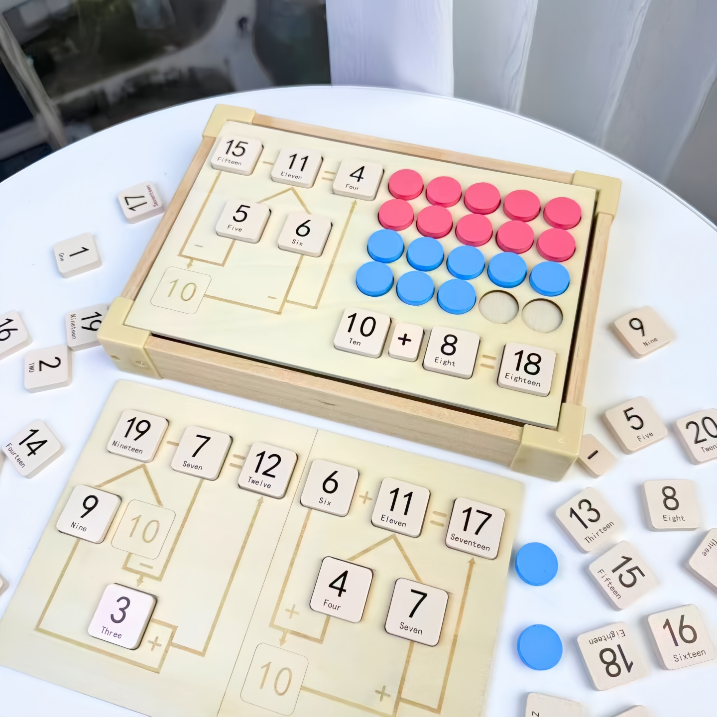 宝宝学习加减法运算数字分解教具