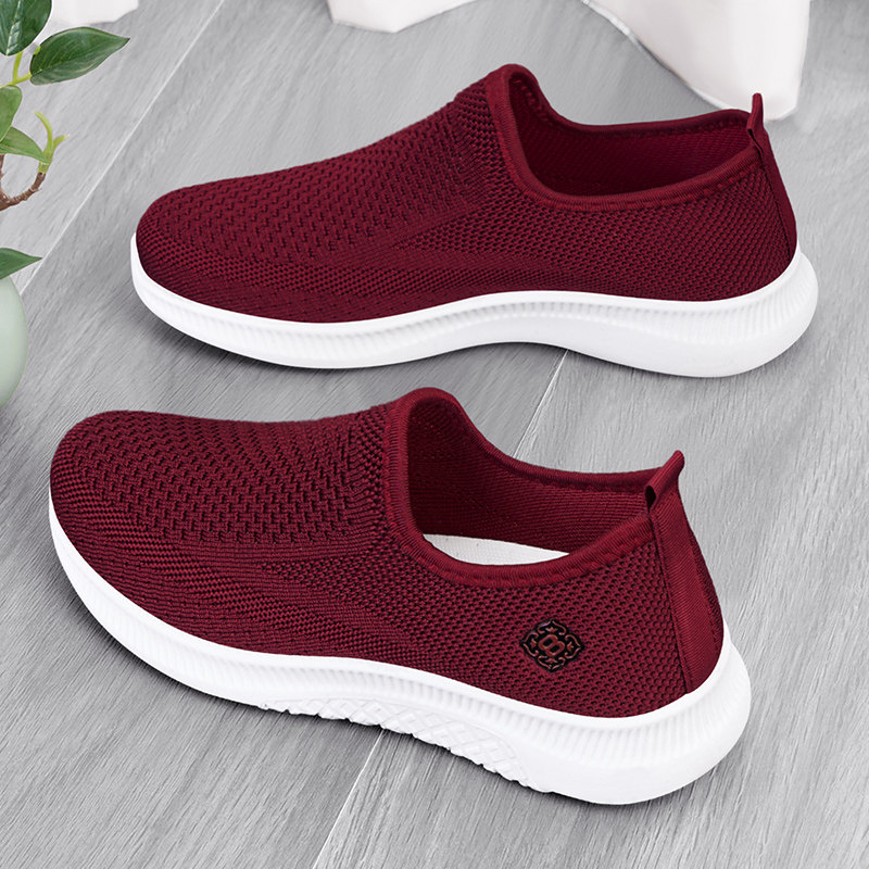 老北京布鞋女新款网面透气妈妈防滑时尚网鞋一脚蹬运动健步老人鞋,女鞋,浅口单鞋,淘宝优惠券,粉丝福利购,淘宝优惠卷