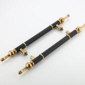 现代推拉门防盗门门把手 酒店ktv木门黑色拉手 欧式 玻璃门拉手