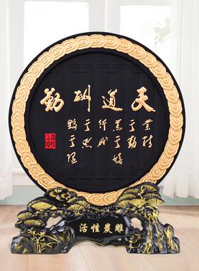 家居摆件客厅装饰品玄关酒柜电视柜欧式工艺品炭雕新房除甲醛异味