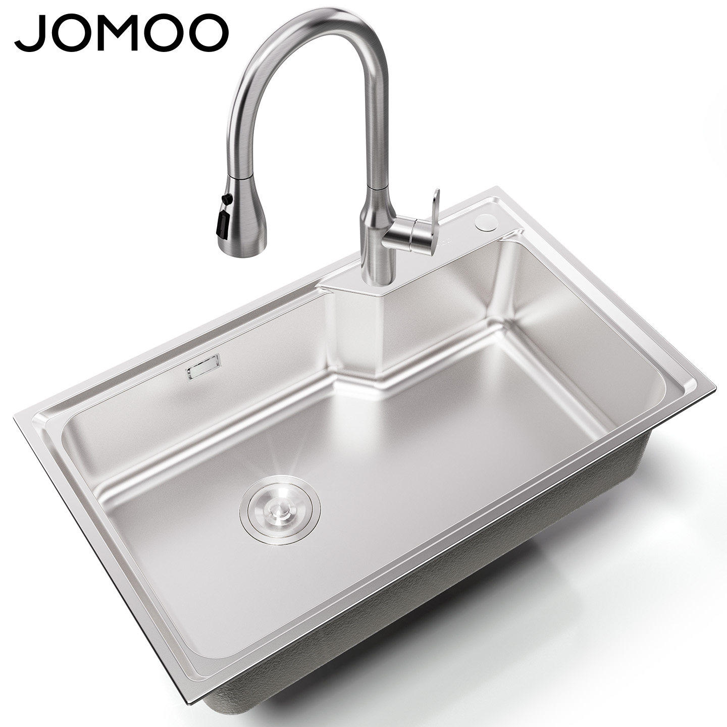 九牧304不锈钢水槽单槽水池家用淘菜洗碗池洗菜盆大单盆厨房水盆,家装主材,水槽套餐,淘宝优惠券,粉丝福利购,淘宝优惠卷