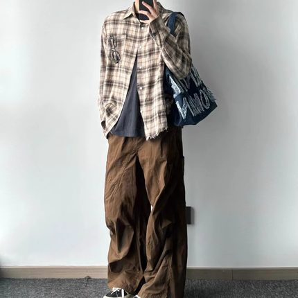 男装2024新款秋装小众设计师男装高级感夹克套装男秋装搭配一整套