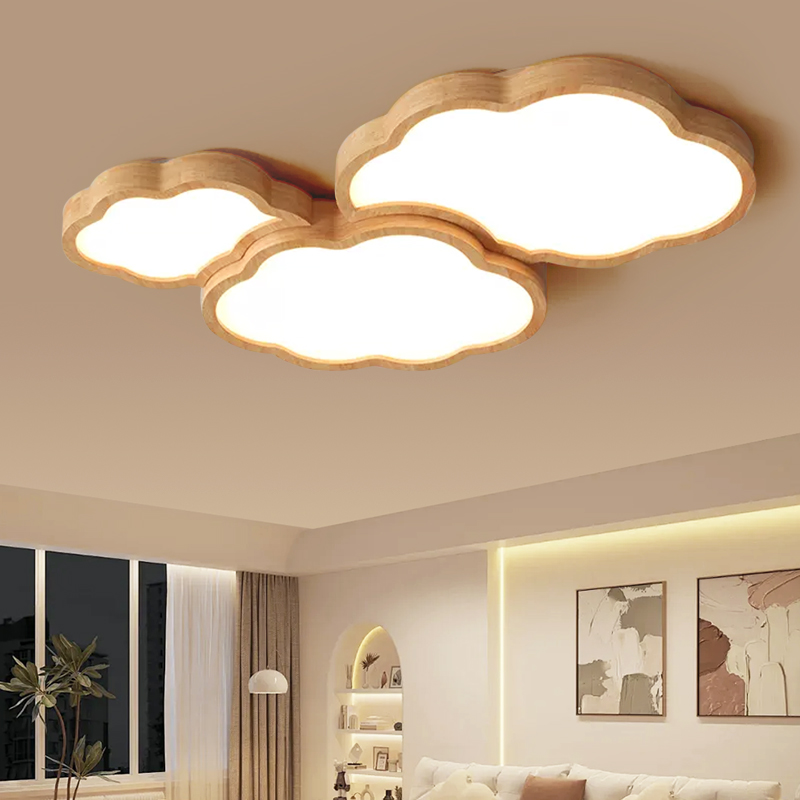 威诗洛LED原木风客厅卧室护眼灯