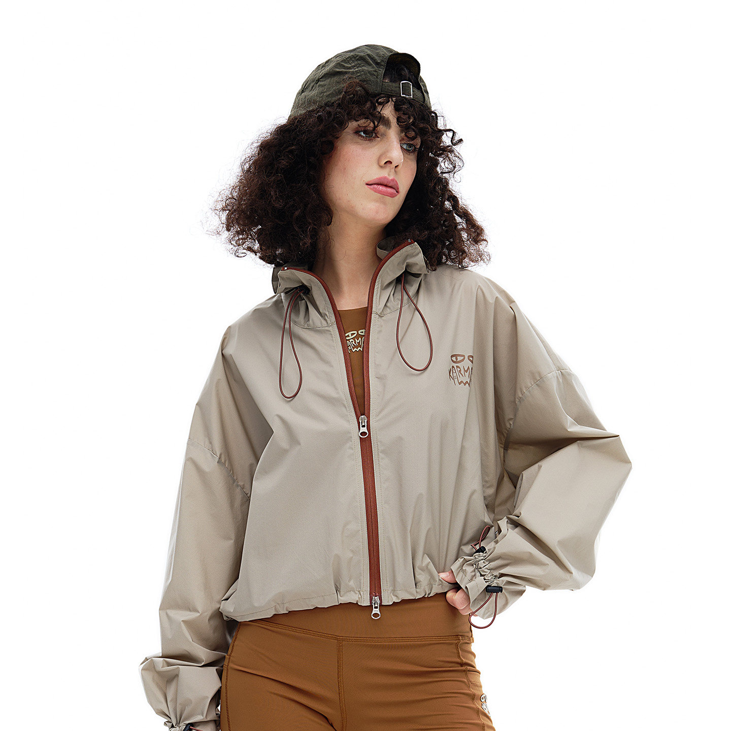 Karma8a 法国品牌攀岩衣服户外运动外套女生休闲拉链夹克上衣