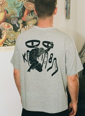 Karma8a法国攀岩T恤众神系列户外男款短袖抱石攀岩短袖攀岩Tee