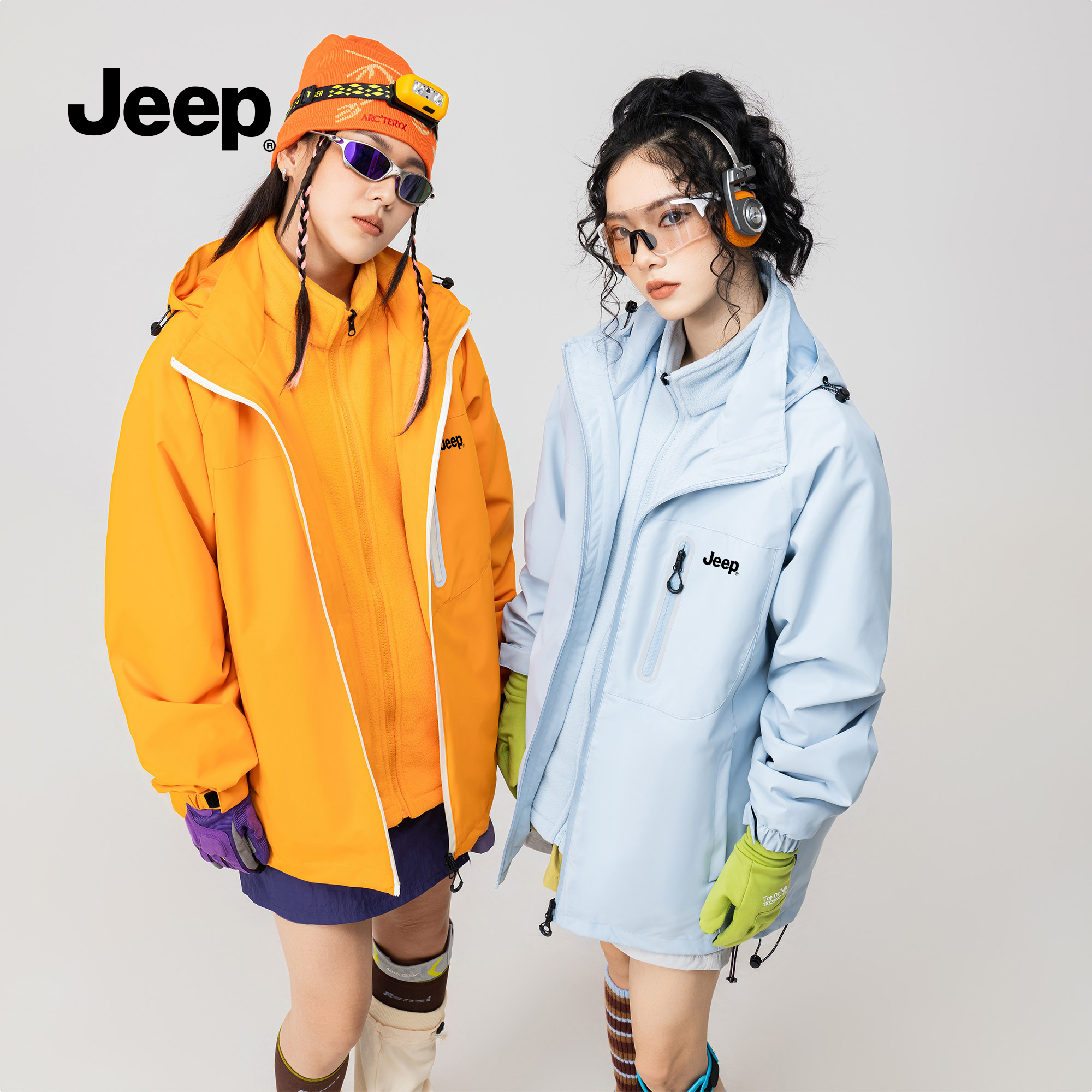 Jeep吉普冲锋夹克男女新款