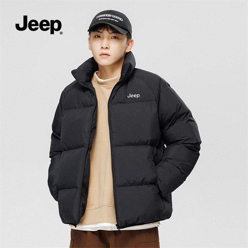 冬季新款男士立领羽绒服