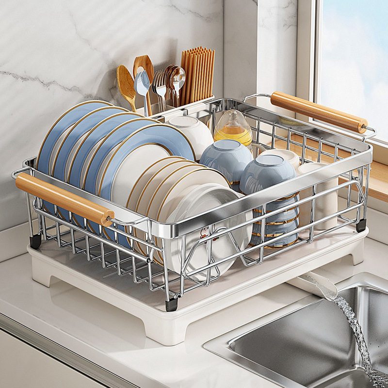 碗碟收纳架沥水碗盘架304不锈钢碗架厨房置物架放碗筷沥水篮,餐饮具,洗菜盆/沥水篮/漏水筛,淘宝优惠券,粉丝福利购,淘宝优惠卷