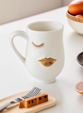 美国Jonathan Adler原装Dora Maar艺术杯子陶瓷水杯马克杯咖啡杯