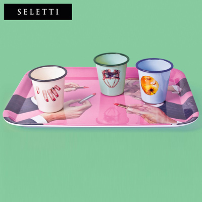 Selett塑料托盘Toiletpaper多巴胺家用茶盘高级托盘长方形