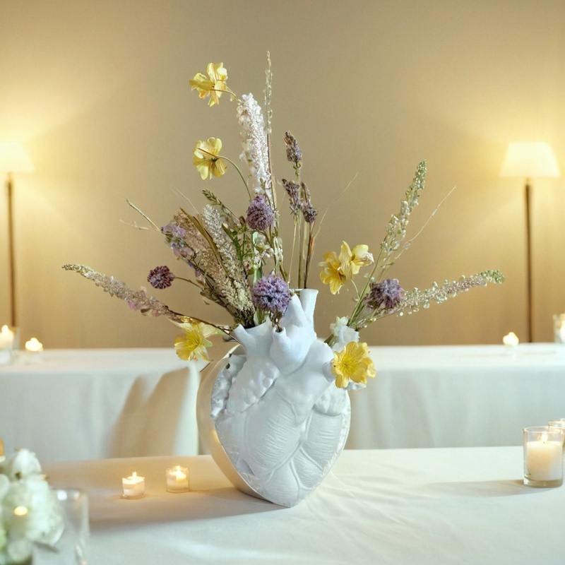 Seletti心动花瓶客厅新年摆件挂墙艺术心脏花瓶情人节礼物