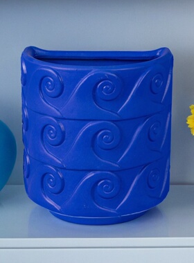 意大利SELETTI陶土花瓶艺术品花盆礼物饰品摆件软装摆件客厅花器