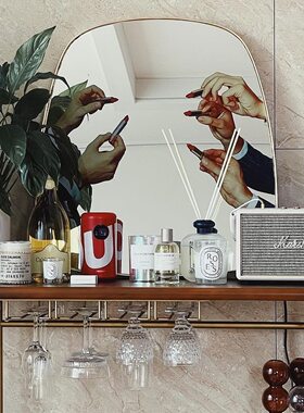 Seletti穿衣镜家用镜子全身镜潮流口红镜高颜值化妆镜落地