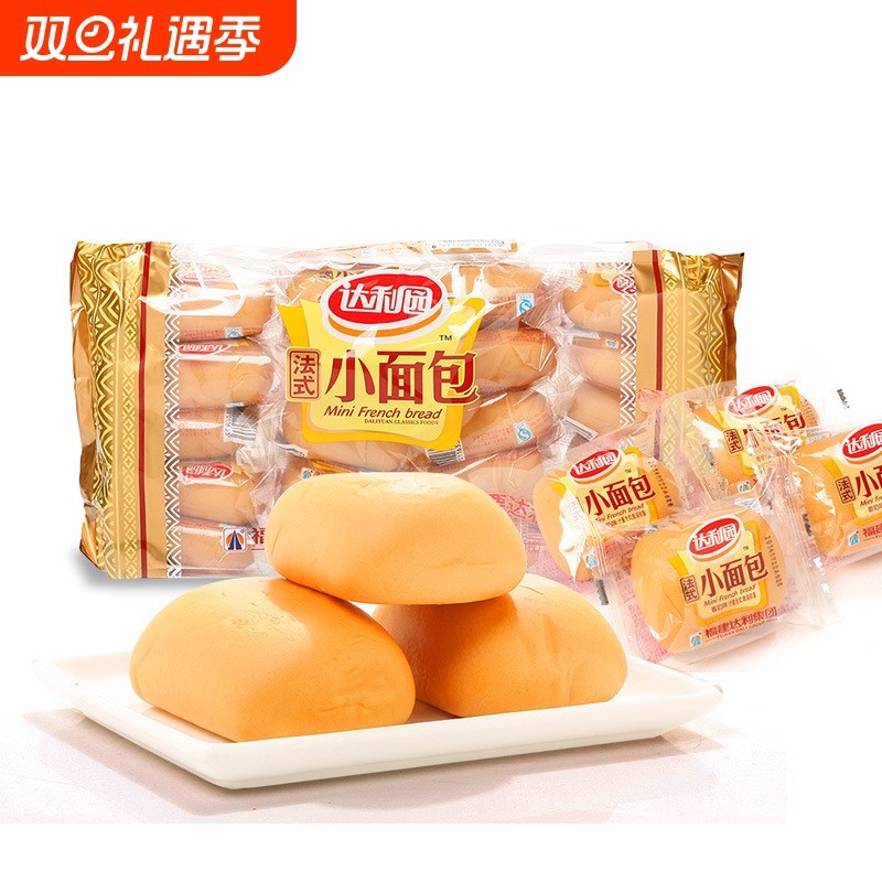 达利园小面包软面包乳酸菌法式400g20枚独立包装早餐包散装手撕