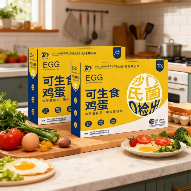 康大可生食鲜鸡蛋无抗生素无菌营养鸡蛋无沙门氏菌30枚礼盒装鸡蛋