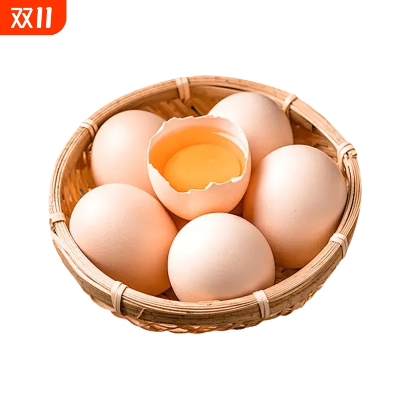 【普野】农家散养林间新鲜土鸡蛋 单颗40g-50g