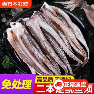 新鲜鱿鱼须生鲜冷冻二本足章鱼生鲜尤鱼铁板鱿鱼串腿海鲜商用批发