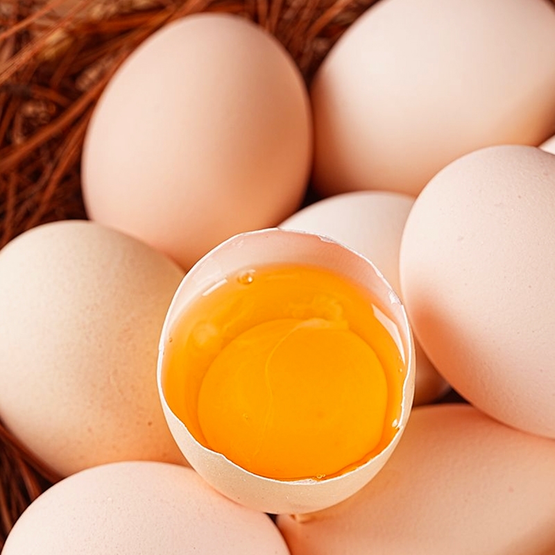 20枚新鲜散养土鸡蛋笨鸡蛋现捡现发农家林下鲜鸡蛋五谷虫草蛋一颗