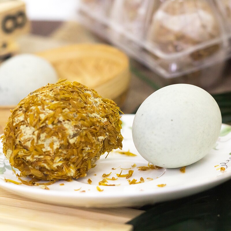 神丹包泥松花皮蛋无铅工艺溏心凉拌煮粥即食湖北厂家直供
