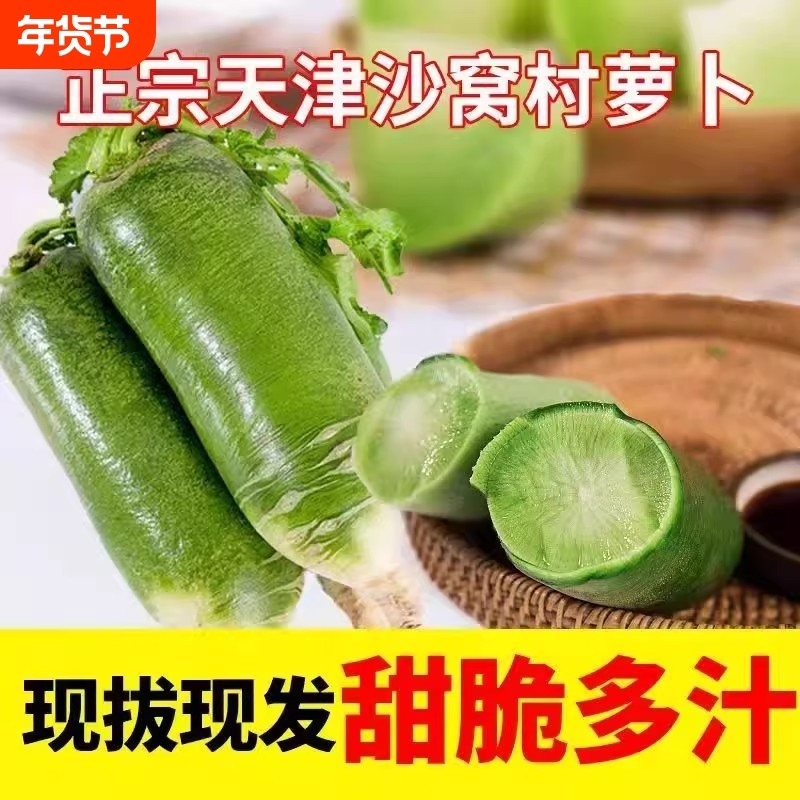 正宗潍坊水果萝卜新鲜生吃青脆甜大冰淇淋水果型胡白特产山东蔬菜,水产肉类/新鲜蔬果/熟食,萝卜/胡萝卜,淘宝优惠券,粉丝福利购,淘宝优惠卷