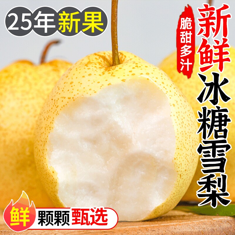 【贡梨】山西贡梨子新鲜水果批发祁县平遥雪梨孕妇冰糖蜜梨酥香梨
