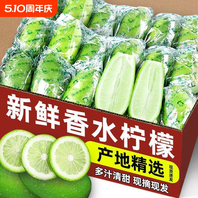 果园直发海南无籽香水柠檬子弹头青柠檬独立包装当季水果整箱
