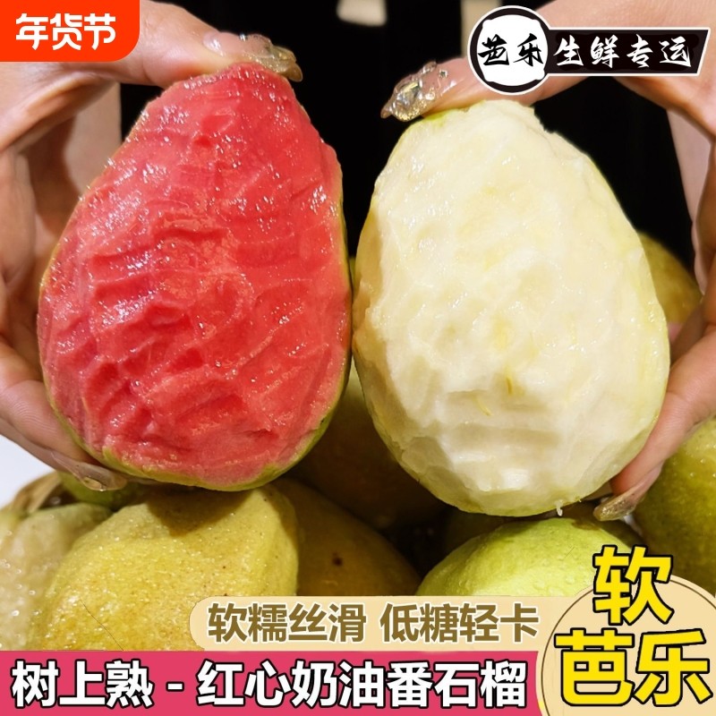 广西软糯红心奶油芭乐水果应季新鲜番石榴脆甜胭脂红鸡屎果批发,水产肉类/新鲜蔬果/熟食,番石榴/芭乐,淘宝优惠券,粉丝福利购,淘宝优惠卷