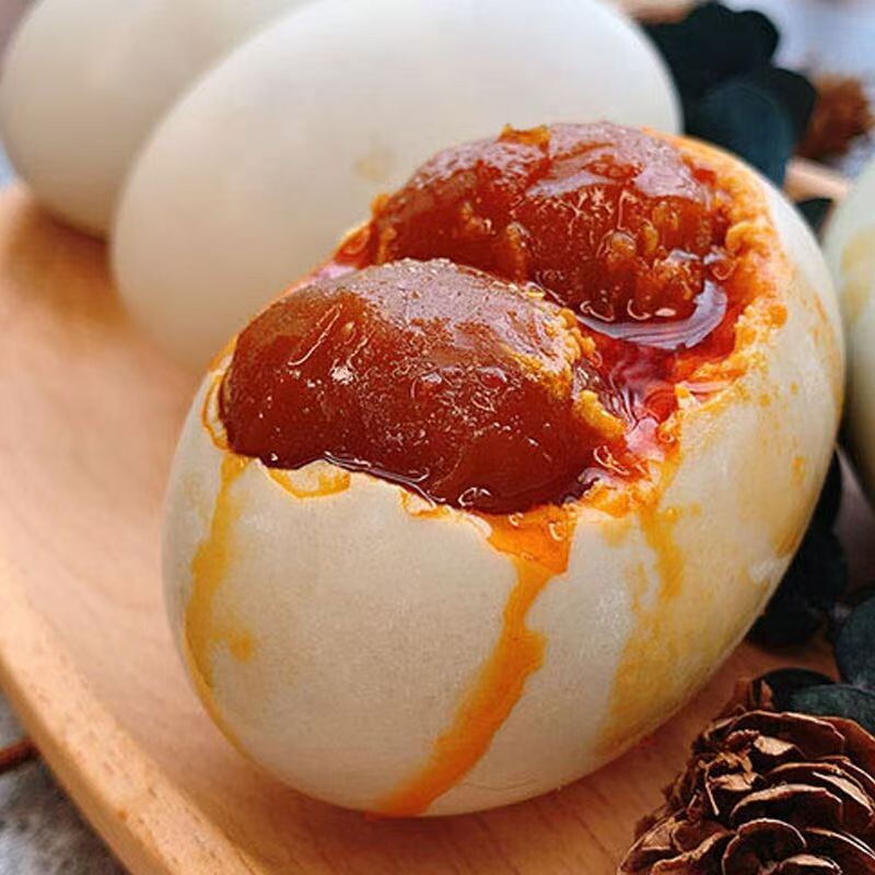 高邮咸鸭蛋正宗流油红心即食开袋熟咸蛋大号年货节腌制新鲜