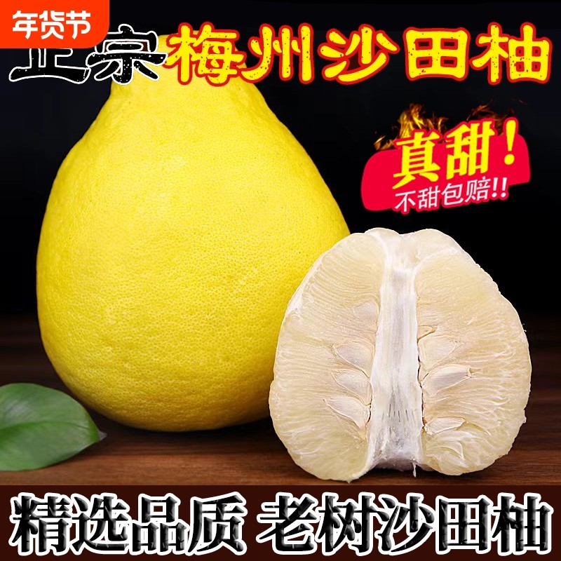 包甜不酸正宗梅州沙田柚柚子广东金柚白心肉现摘当季孕妇新鲜水果,水产肉类/新鲜蔬果/熟食,柚子,淘宝优惠券,粉丝福利购,淘宝优惠卷