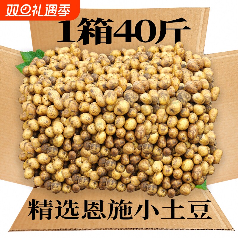 恩施小土豆新鲜马铃薯5斤正宗黄心洋芋现挖蔬菜10马铃薯包