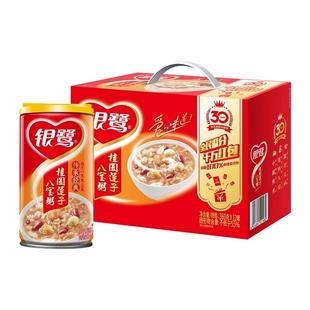 银鹭八宝粥桂圆莲子360g早餐速食粥五谷杂粮混合整箱装 绿豆健康