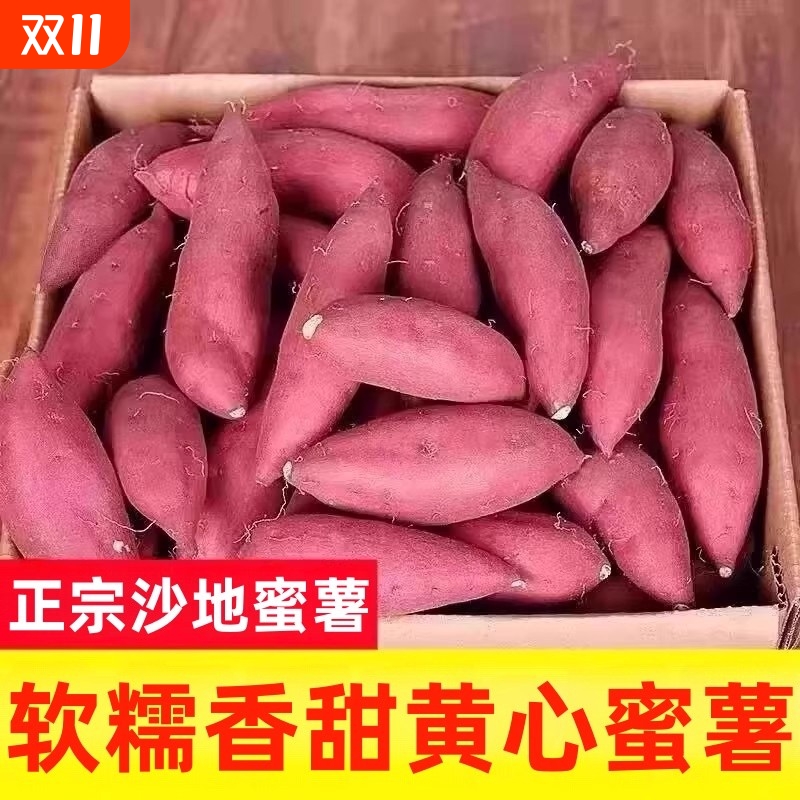 蜜薯新鲜红薯农家香甜薯板栗黄心烤地瓜糖心小番薯山芋自提