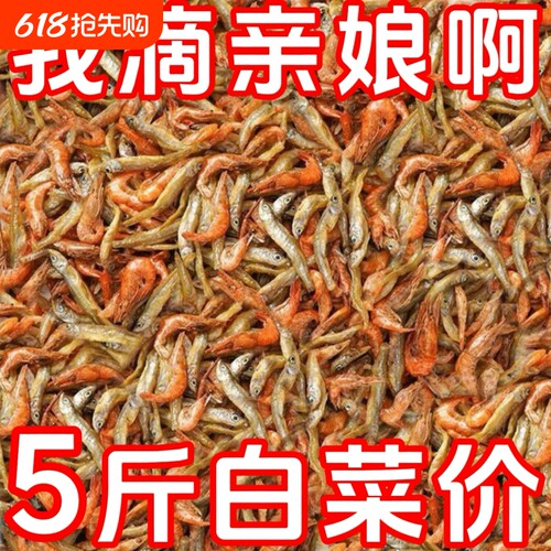 农家自制小鱼干小虾小鱼下酒菜