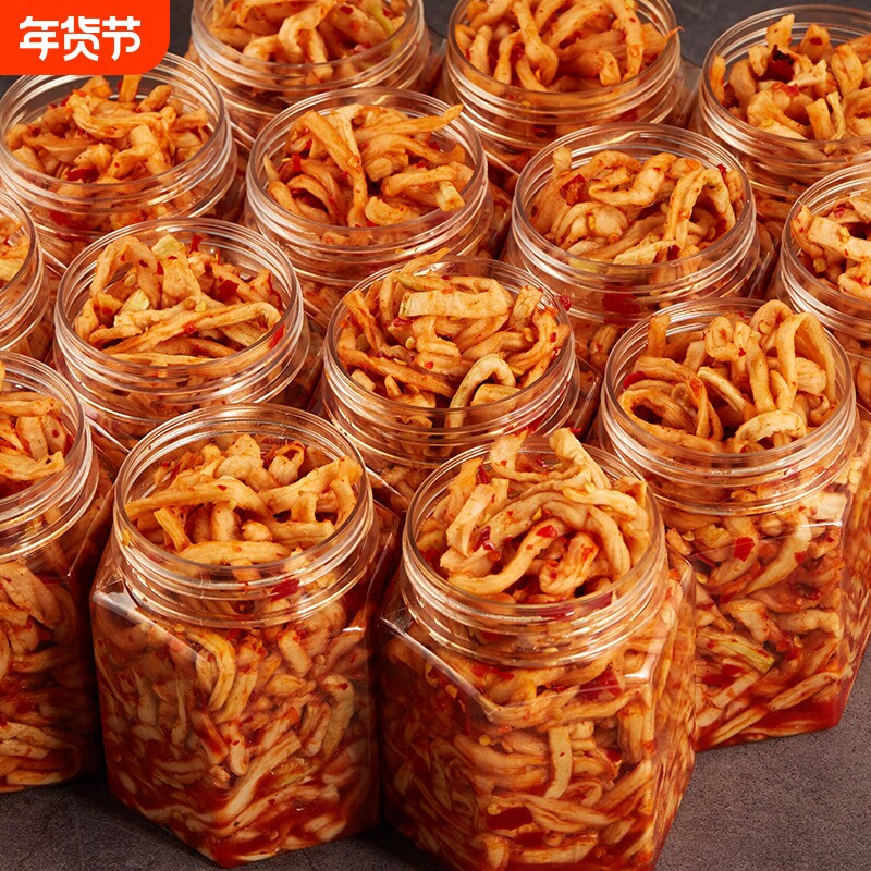 钱村长湖南萝卜干农家下饭菜萝卜条自制脆拌面咸开胃坛香香辣坛装