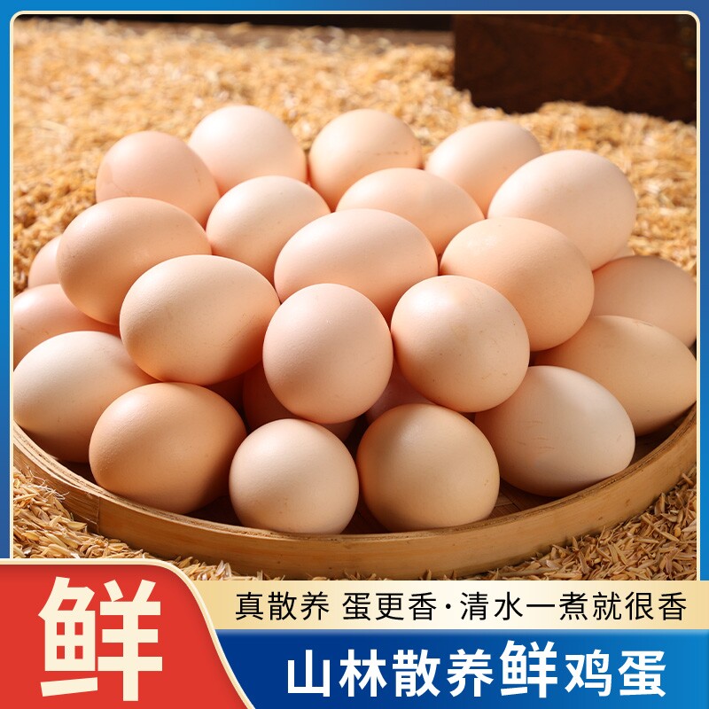 鸡蛋新鲜现捡谷物农家散养柴鸡蛋营养鲜鸡蛋土鸡蛋月子蛋