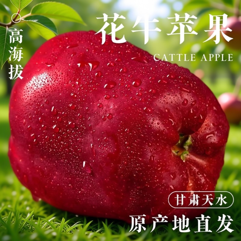 甘肃花牛苹果水果平果粉面丑果孕妇包邮应季脆甜高原新鲜水年货节,水产肉类/新鲜蔬果/熟食,苹果,淘宝优惠券,粉丝福利购,淘宝优惠卷
