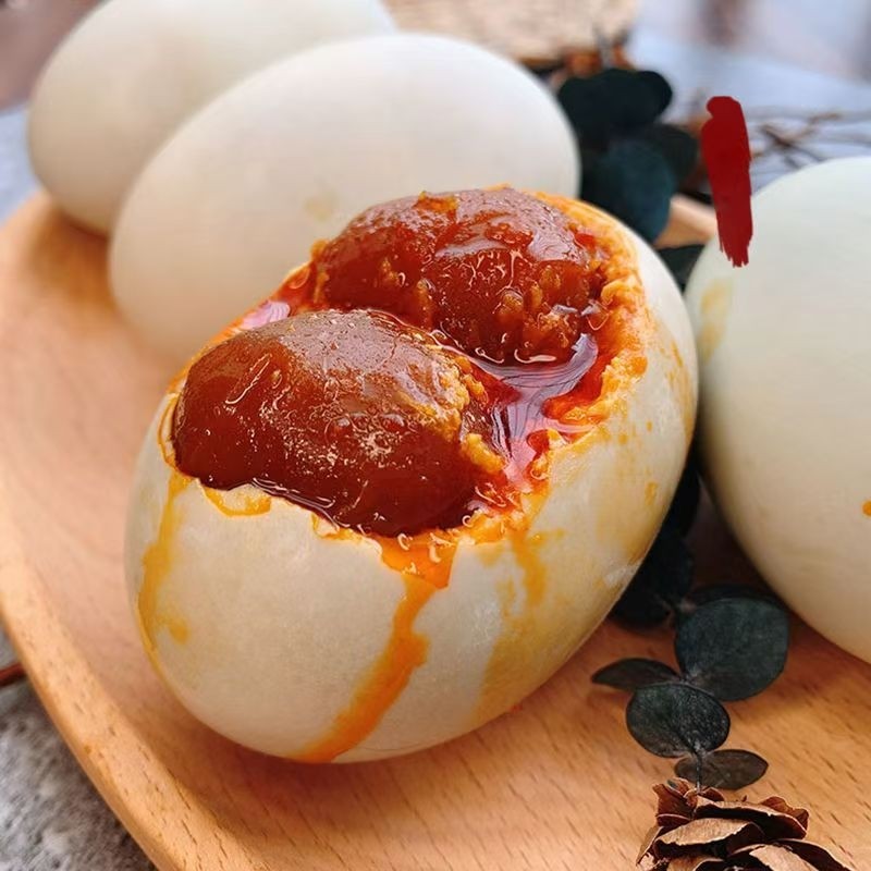 高邮双黄咸鸭蛋正宗特大80克真空独立包装流油整箱特产蛋黄腌制