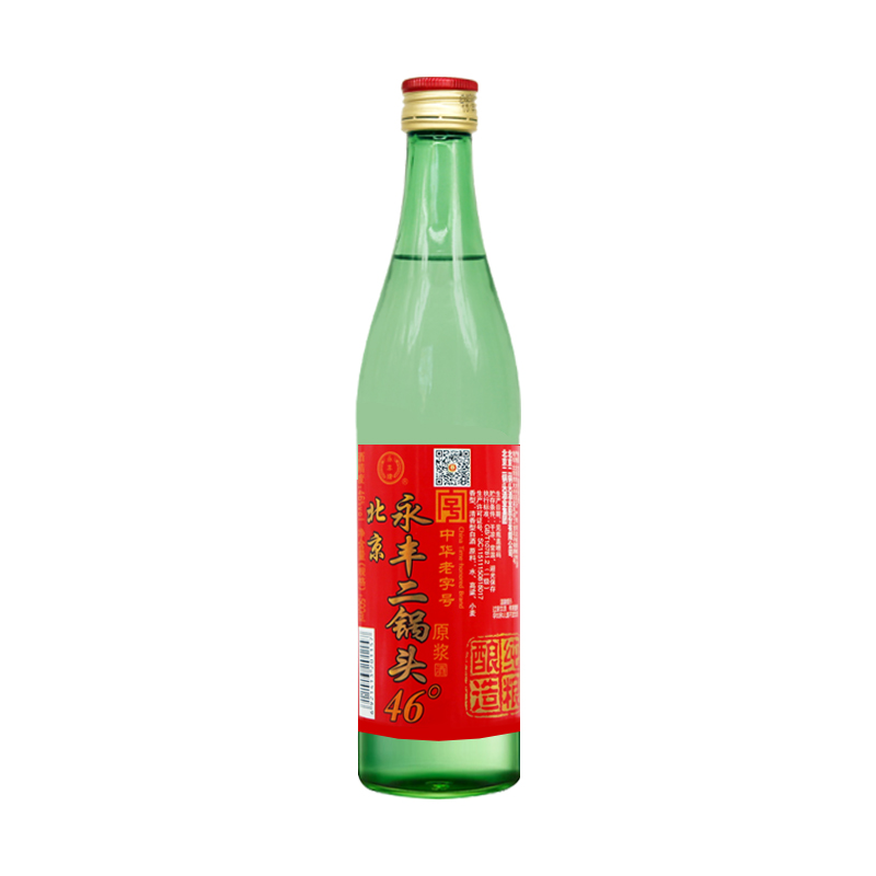 永丰牌500ml46度纯粮清香白酒