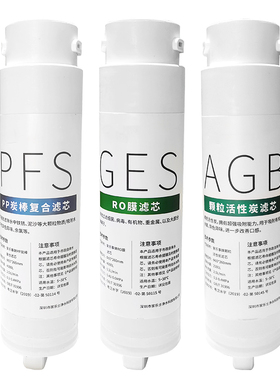 【升级长效】模块式快接长效滤芯PFS复合GES反渗透AGB滤芯3秒换芯
