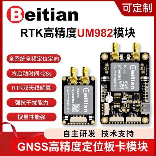 速发UM82模块RKK高精度厘米级双天B定向G板卡线T-82T1