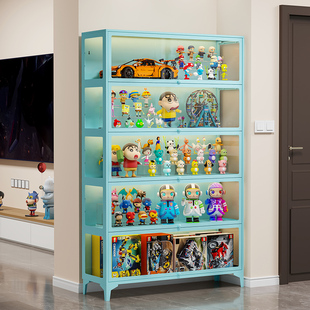 速发展示柜透柜玻璃防列柜展明玩具收藏柜家用陈尘储物柜痛柜