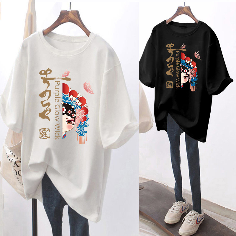 速发哺乳上衣夏季外出辣妈款时尚中国风外穿t恤夏装喂奶期衣服潮