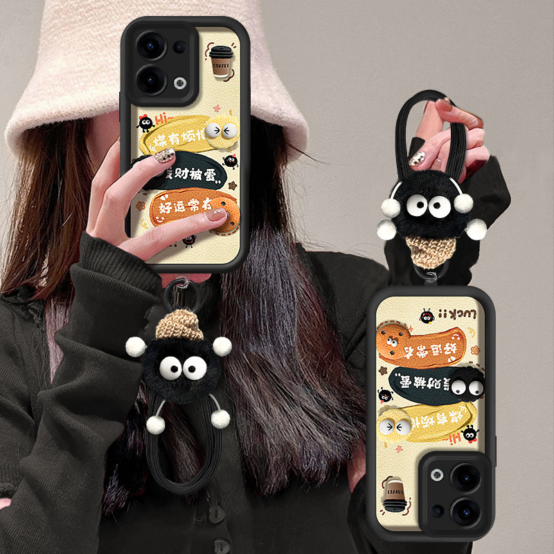 适用OPPOReno13手机壳Reno14莓有烦恼12Pro时尚爆款11公仔挂绳10可爱卡通9Por高级感8/7se女款reno6全包防摔,3C数码配件,手机保护套/壳,淘宝优惠券,粉丝福利购,淘宝优惠卷
