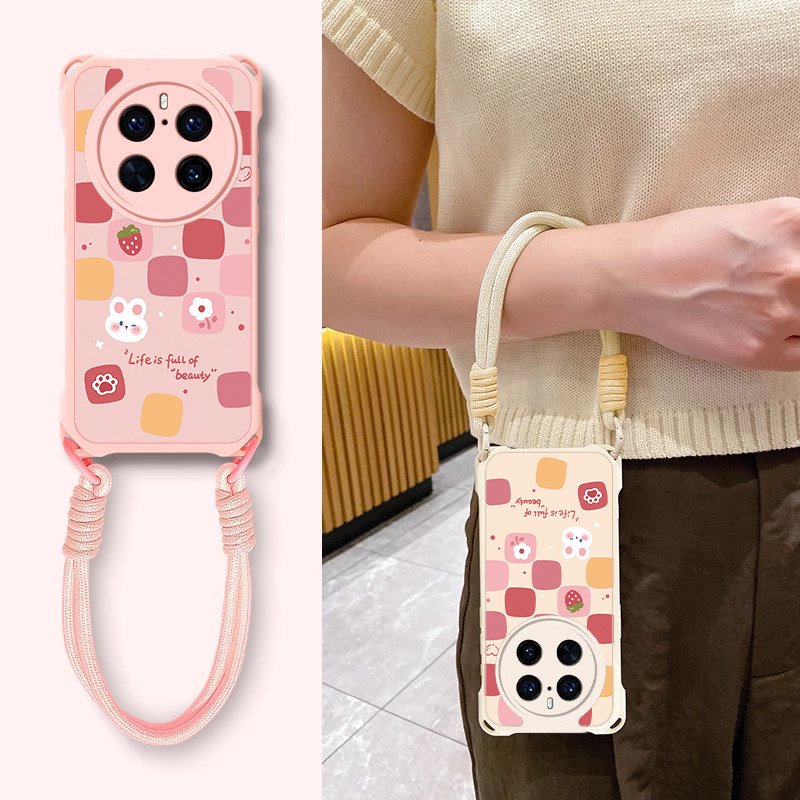 适用华为Mate70手机壳60Pro+格子兔子50E高级感40可爱卡通30女新款轻奢风20网红Mate50/40全包防摔四角挂绳壳,3C数码配件,手机保护套/壳,淘宝优惠券,粉丝福利购,淘宝优惠卷